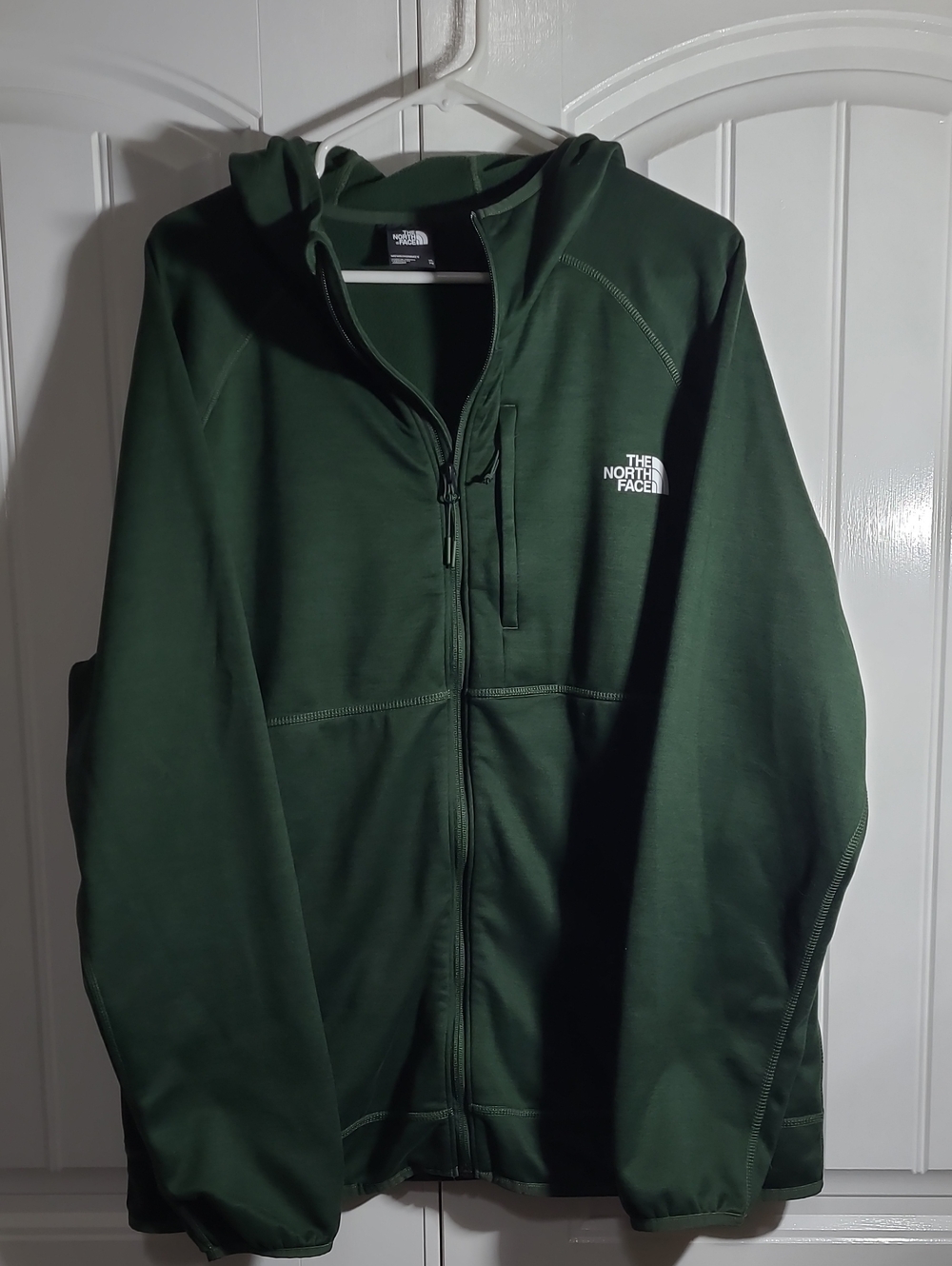 The North Face Men's Forest Green Full-Zip Hoodie